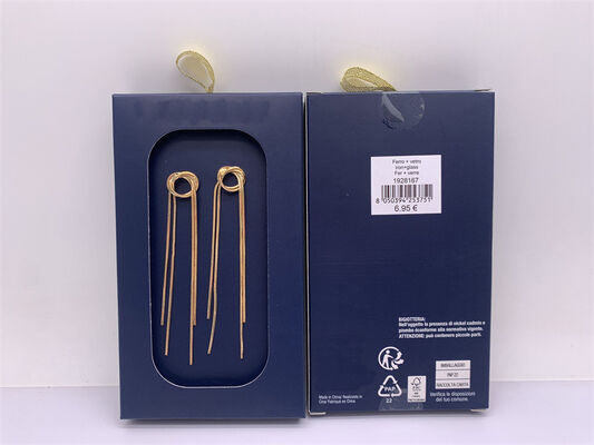 Long Tassels Fashion Jewellery Earrings Shiny Alloy For Women