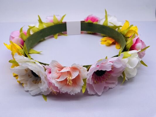 Girls Elastic Flower Hair Accessory Head Band Multicolor Durable