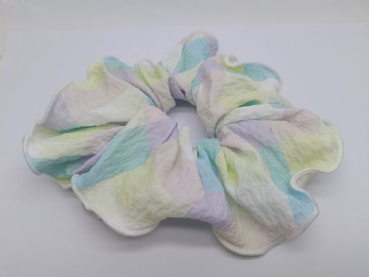 Gorgeous Pleated Hairband Scrunchies Various Color Matching