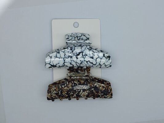 Various Colors Basic Design Acrylic Hair Claw Clip Perfect for Any Occasion