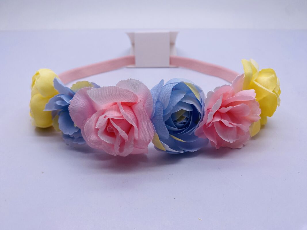 Reusable Flower Hair Elastic Portable , Multifunctional Hair Tie Flower