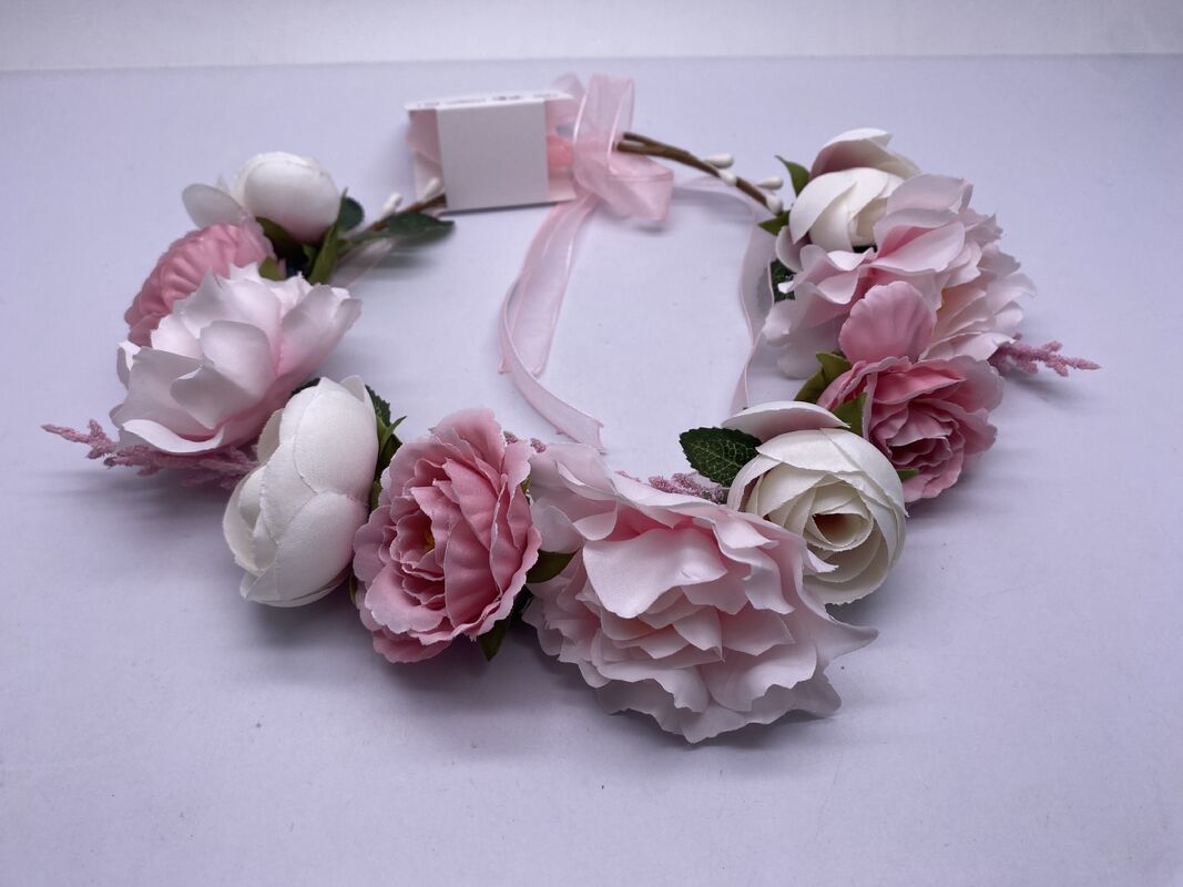 Women Flower Hair Accessory Crown Headband Durable Lightweight
