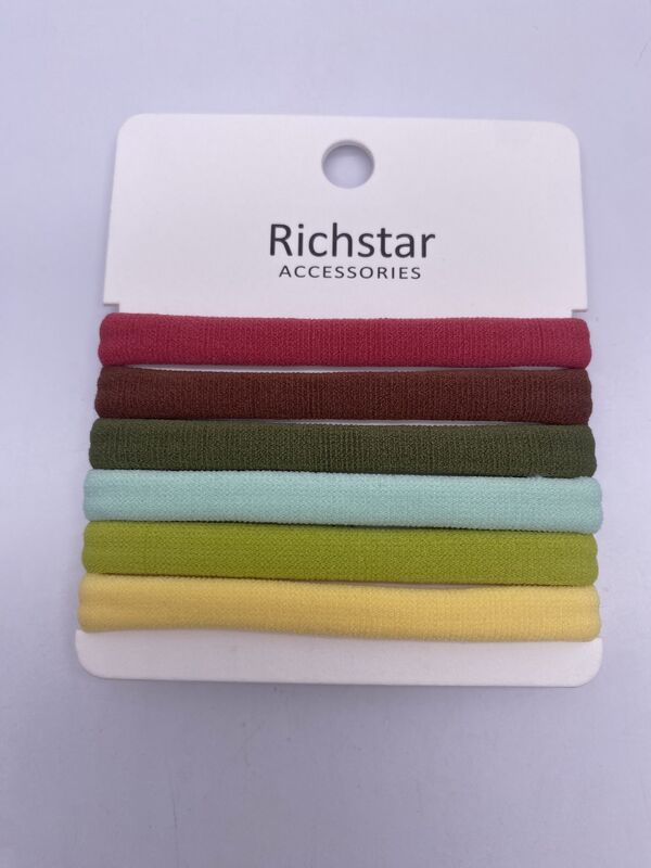 Multicolor Elastic Hair Ties Traceless High Flexibility For Women