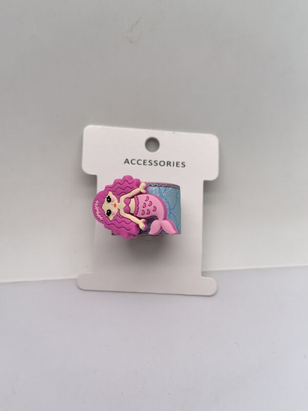 Personalized Little Ones Jewelry Polished Silver and Colorful Acrylic Charms for Kids