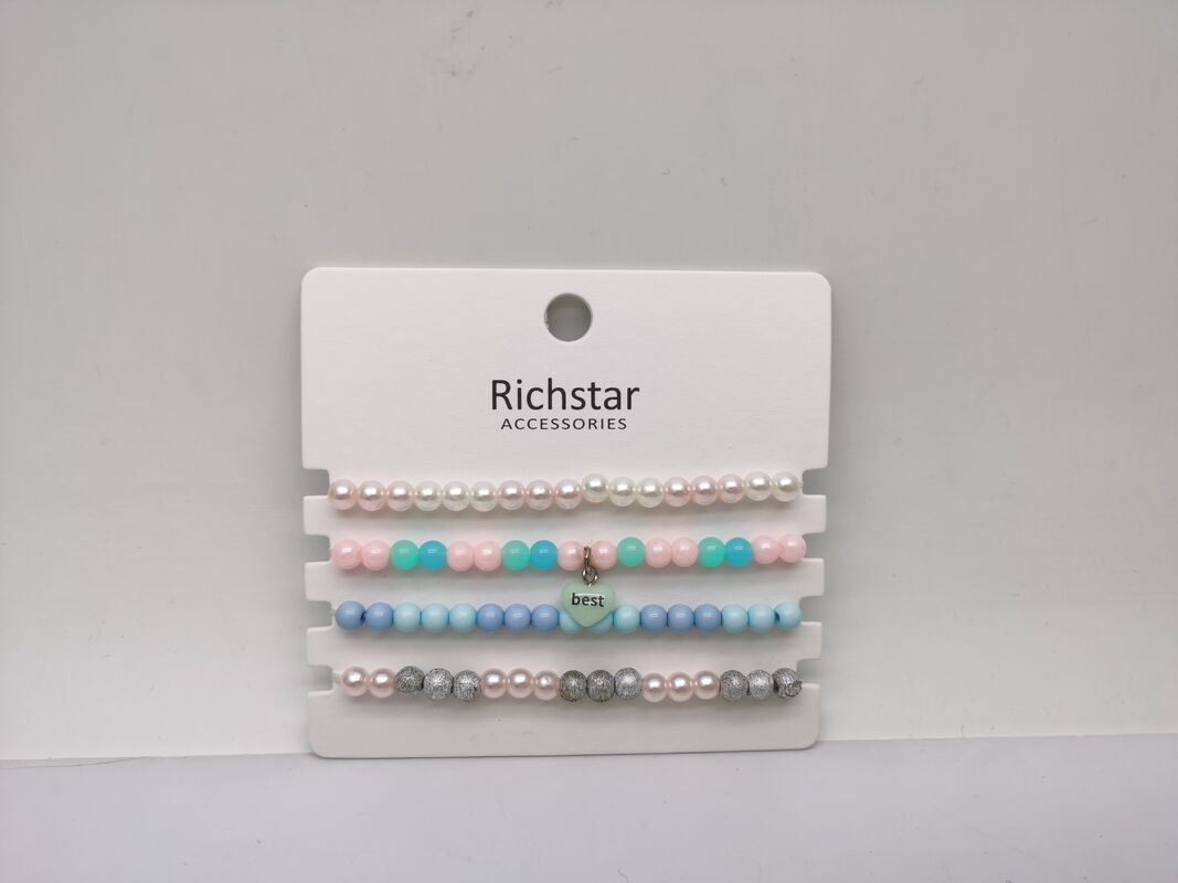 Various Shapes Stylish Fashion Bead Bracelet for Kids Birthday Occasion