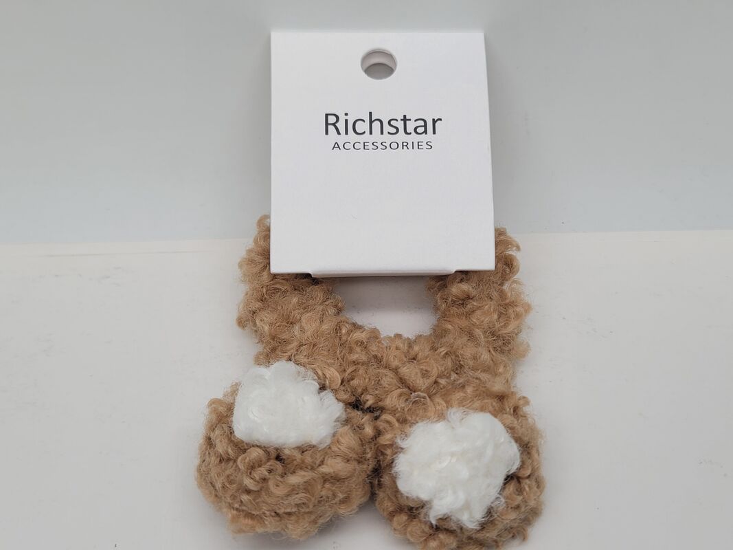 Durable Furry Hair Ties Multi-purpose Fabric Hair Accessories For Curly Hair